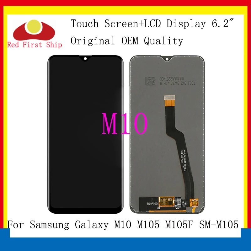 Оригинал для Samsung Galaxy M10 M105 M105F SM ЖК дисплей кодирующий преобразователь сенсорного