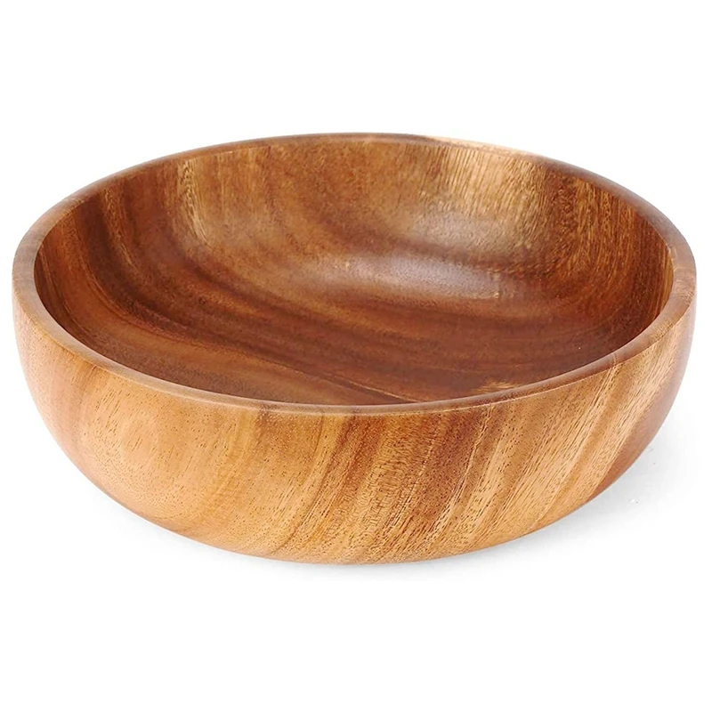 9.5 Inch Wood Bowl, Wooden Salad Bowl, Large Wood Bowl for Food, Fruits, Salads and Decoration
9.5 Inch Wood Bowl, Wooden Salad Bowl, Large Wood Bowl for Food, Fruits, Salads and Decoration