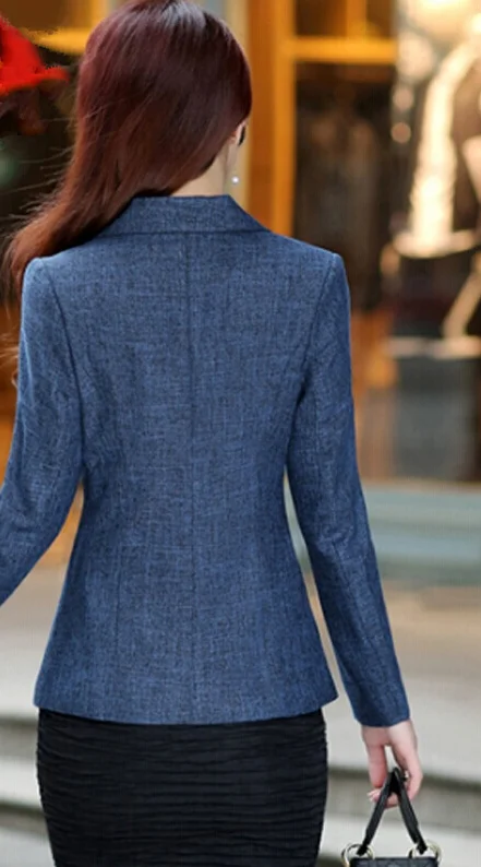 Ladies Blazers and Coats Plus Size Office Wear Work Long Sleeve Small Suit Short Blazer Jackets Women Coat Female
Ladies Blazers and Coats Plus Size Office Wear Work Long Sleeve Small Suit Short Blazer Jackets Women Coat Female