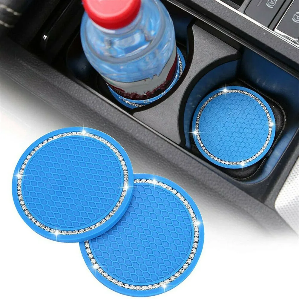 For Women Car Cup Coasters Insert Coaster 2PCS 7cm Diameter Accessories Bling Blue
For Women Car Cup Coasters Insert Coaster 2PCS 7cm Diameter Accessories Bling Blue