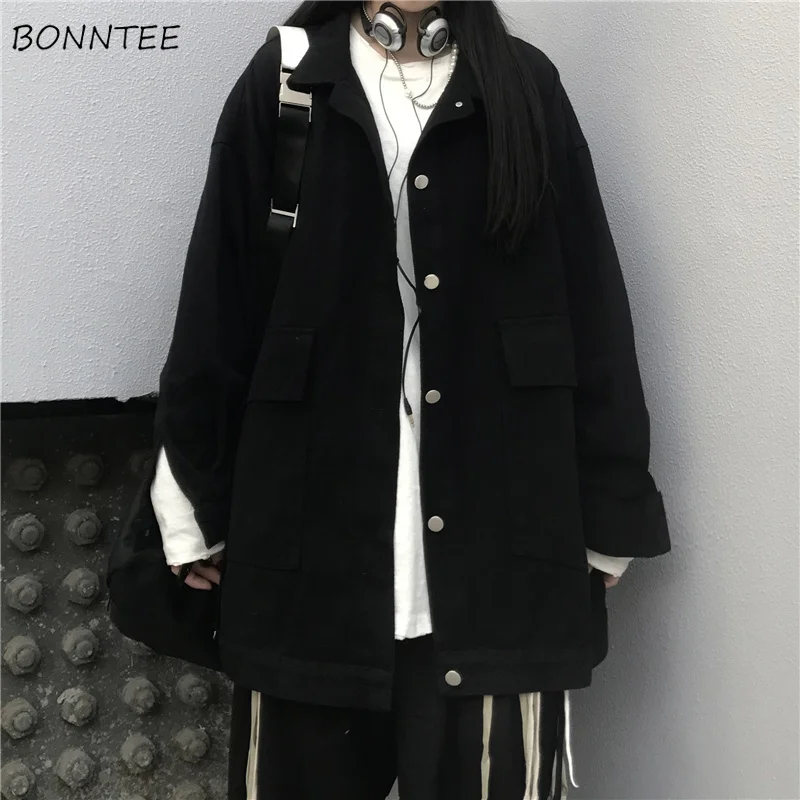 Jackets Women All-match Casual Lapel Spring Ins Retro Tunic Female Fashion Single-breasted College Elegant Outwear Korean Soft
Jackets Women All-match Casual Lapel Spring Ins Retro Tunic Female Fashion Single-breasted College Elegant Outwear Korean Soft