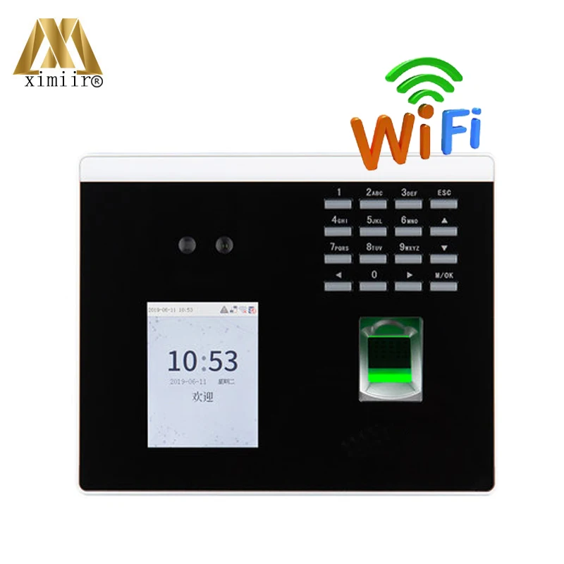

Biometric Face Recognition Time Attendance Terminal Xface100 Visible Light Face/Fingerprint Access Control Machine With WIFI