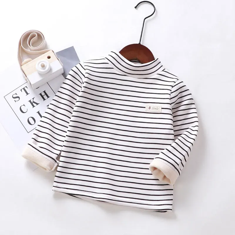 Fashion Stripe Graphic T Shirts Spring Autumn Children's Clothing boys T-Shirts Plus Velvet Long Sleeve Kids Clothes 2-7 Years
Fashion Stripe Graphic T Shirts Spring Autumn Children's Clothing boys T-Shirts Plus Velvet Long Sleeve Kids Clothes 2-7 Years