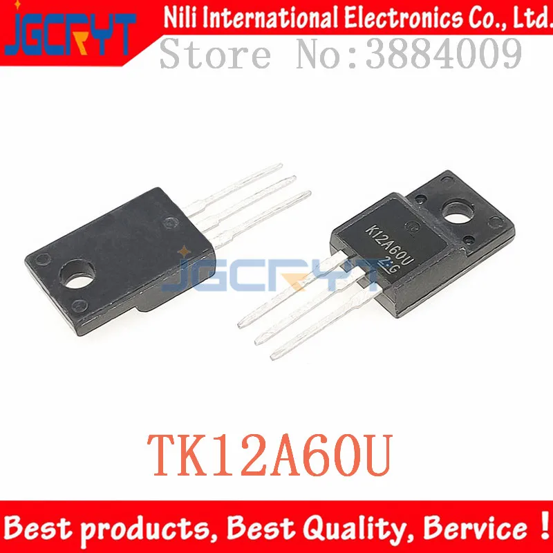 5 единиц/лот K12A60U TK12A60U 12A600V трубка с полевым эффектом TO220F пластиковый герметичный