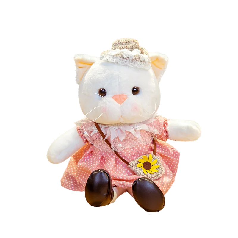 1 pcs cat with Hood Dressing Wearing a hat Plush Toy Soft cat with Lace skirt Stuffed Plush Dolls Kids Birthday Gift Soft Toys
1 pcs cat with Hood Dressing Wearing a hat Plush Toy Soft cat with Lace skirt Stuffed Plush Dolls Kids Birthday Gift Soft Toys