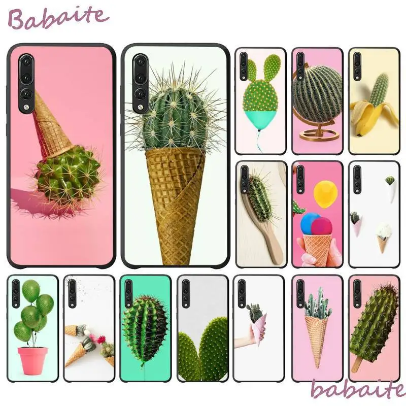 Babaite пастельный кактус художественный принт Новый чехол для телефона Huawei P30 PRO LITE P