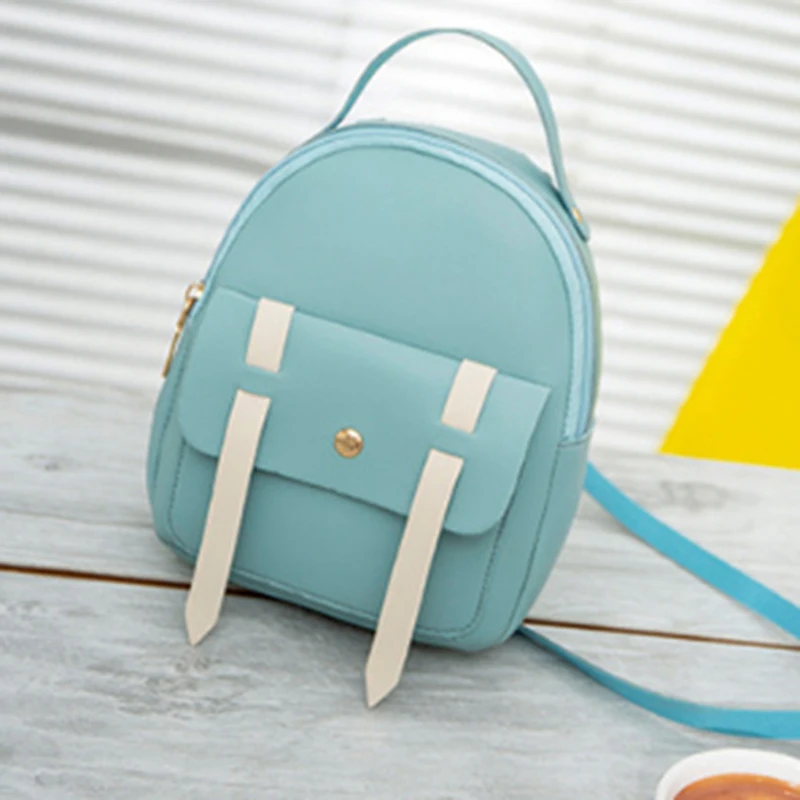 Fashion Pu Mini Backpack Women Solid Color Schoolbag Small Travel Backpack With Handle Shoulder Bag Bags For Women
Fashion Pu Mini Backpack Women Solid Color Schoolbag Small Travel Backpack With Handle Shoulder Bag Bags For Women