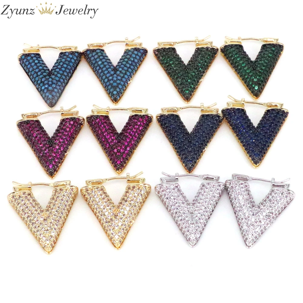 4 Pairs, Colorful Cubic Zirconia Geometric Gold-Color Big Hoop Earrings for Women Jewelry
4 Pairs, Colorful Cubic Zirconia Geometric Gold-Color Big Hoop Earrings for Women Jewelry