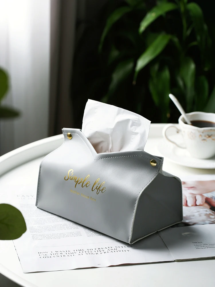 Leather Nordic Tissue Box Modern Creative Ornaments Luxury Paper Storage Tissue Box Living Room Boite Mouchoir Home Decoration 5
Leather Nordic Tissue Box Modern Creative Ornaments Luxury Paper Storage Tissue Box Living Room Boite Mouchoir Home Decoration 5