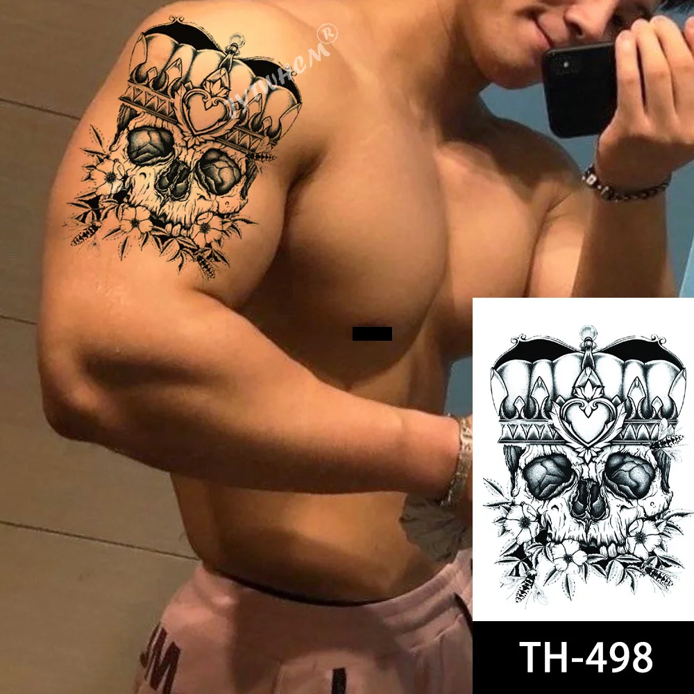 Machinery Temporary Tattoos Cool Adult Black Clock Flower Compass Tattoo Sticker Fake Tattoo Edges Body Leg Wrist For Women
Machinery Temporary Tattoos Cool Adult Black Clock Flower Compass Tattoo Sticker Fake Tattoo Edges Body Leg Wrist For Women