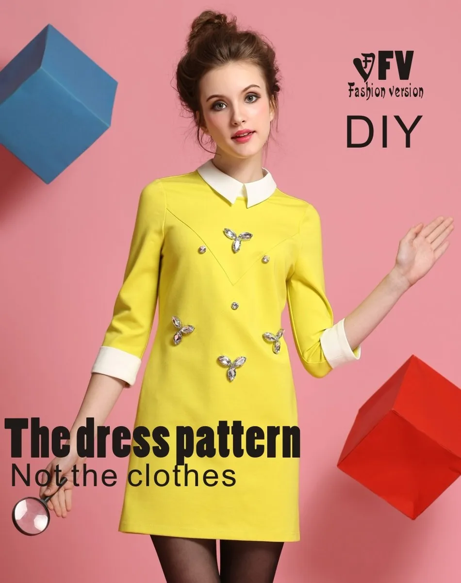 Платья шаблон для шитья резки рисования одежды DIY (в продаже не одежда) BLQ-132 | Дом и