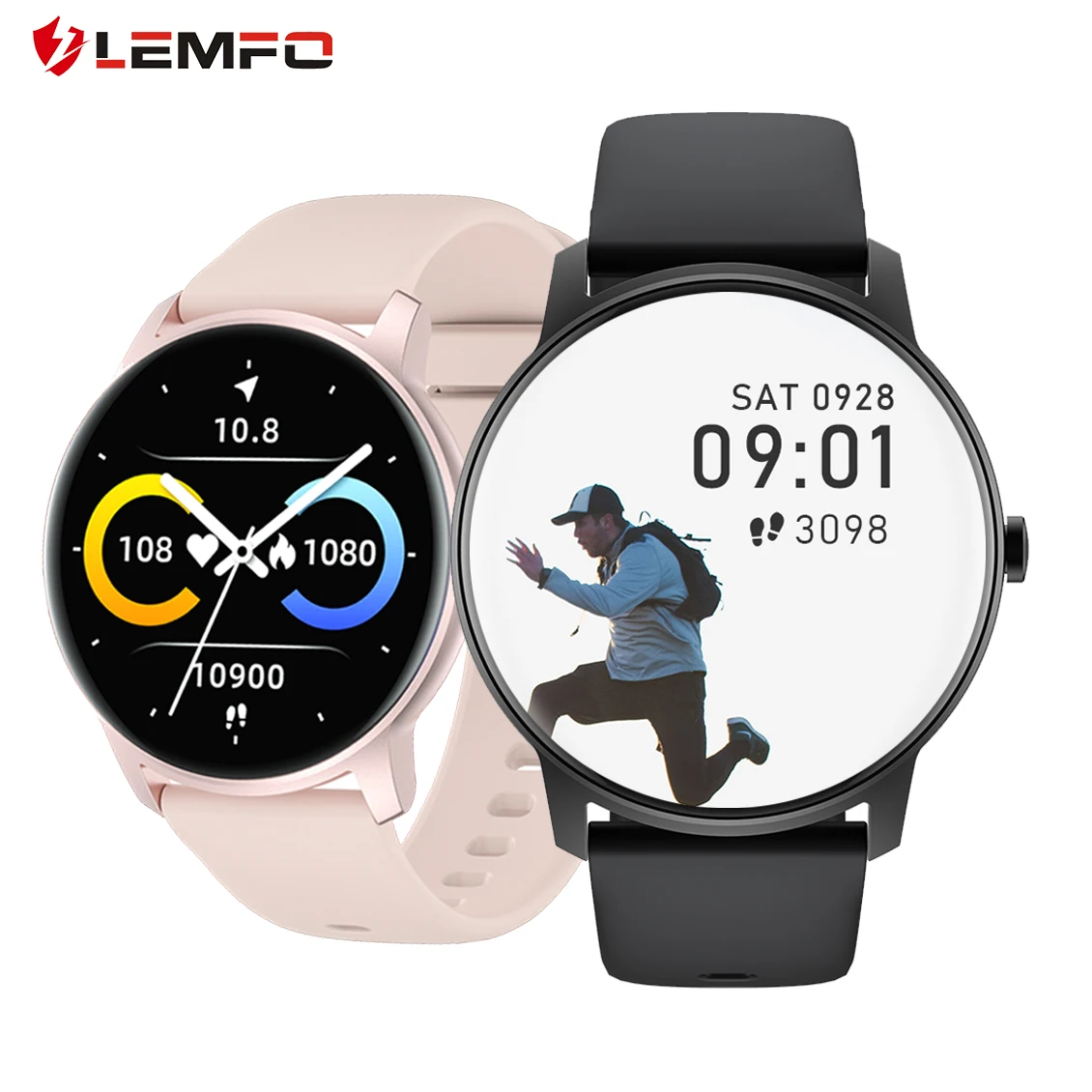 LEMFO 2021 Smart Watch Men Women IP68 Waterproof Customized Dials Fitness Tracker Heart Rate Blood Detection Smartwatch
LEMFO 2021 Smart Watch Men Women IP68 Waterproof Customized Dials Fitness Tracker Heart Rate Blood Detection Smartwatch