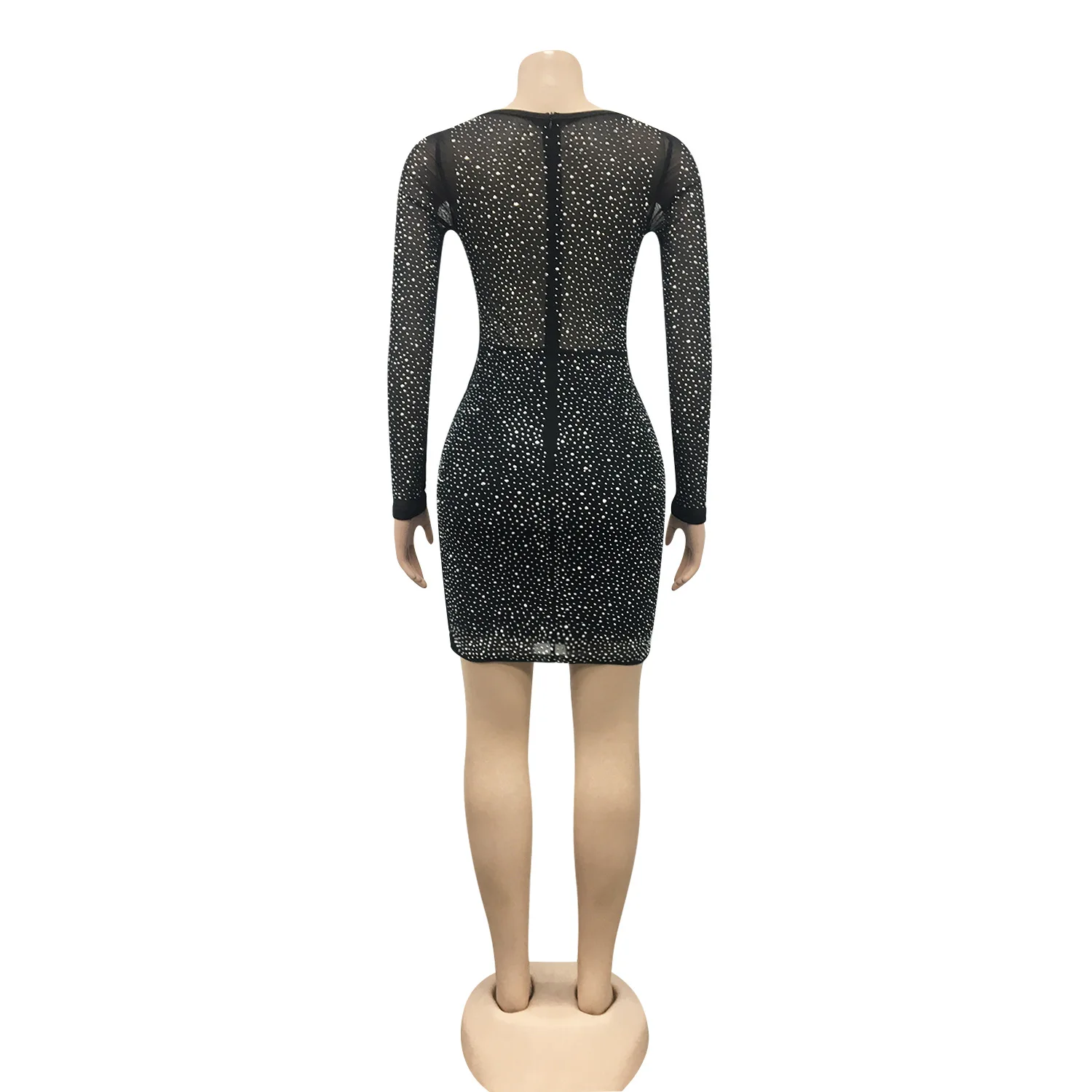 Rhinstone Mesh Bodycon Long Sleeve Mini Dress Sexy Square Collar Party Club Dresses For Women 2021 Autumn See Though Black Dress
Rhinstone Mesh Bodycon Long Sleeve Mini Dress Sexy Square Collar Party Club Dresses For Women 2021 Autumn See Though Black Dress