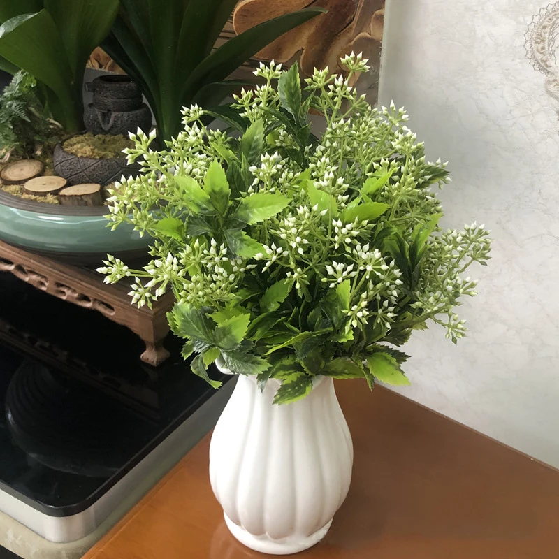 35cm Rhododendron leaves Home Decor Artificial Plant Plastic Flower For Garden Living Room Balcony Wedding Decoration Fake Plant
35cm Rhododendron leaves Home Decor Artificial Plant Plastic Flower For Garden Living Room Balcony Wedding Decoration Fake Plant