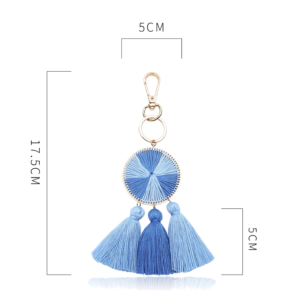 Women Bohemian Ethnic Tassel Keyring Key Chain Handbag Accessories Wallet Decor
Women Bohemian Ethnic Tassel Keyring Key Chain Handbag Accessories Wallet Decor
