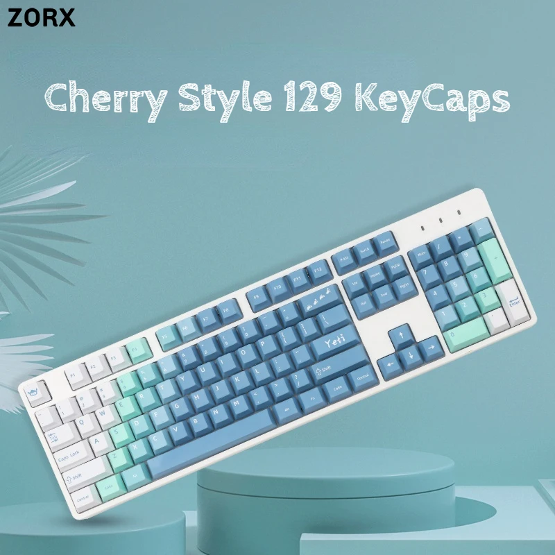 Yeti Keycaps Cherry Profile Dye Sub Keycap For Cherry MX Switch 61/64/68/87/96/980/104/108 Mechanical Keyboard
Yeti Keycaps Cherry Profile Dye Sub Keycap For Cherry MX Switch 61/64/68/87/96/980/104/108 Mechanical Keyboard