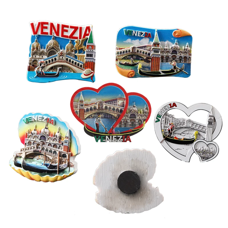 Италия Венеция магниты на холодильник World Travel сувениры украшение дома милые 3D