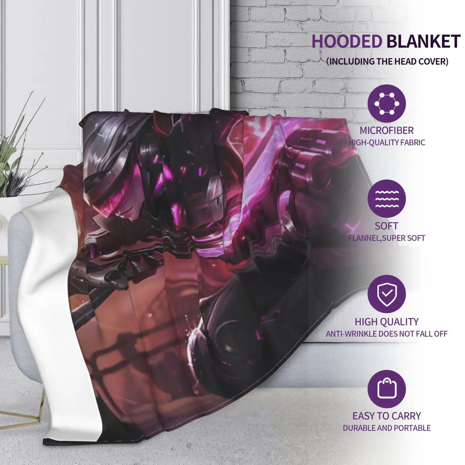 Customizable Microfiber Plush Coral Fleece Sherpa Blanket Game Character Warm Outdoor Hoodie Adult Kids Winter Hooded Blankets
Customizable Microfiber Plush Coral Fleece Sherpa Blanket Game Character Warm Outdoor Hoodie Adult Kids Winter Hooded Blankets