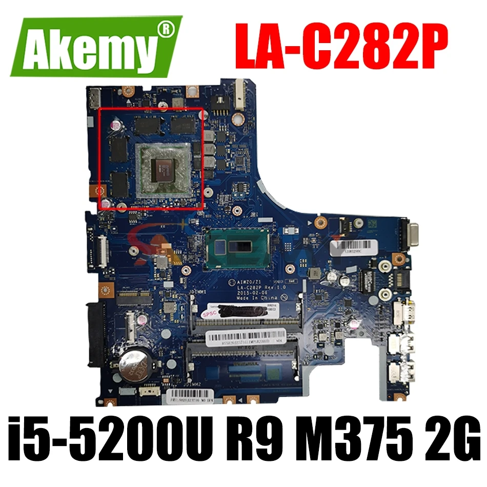 AIWZ0 / Z1 LA-C282P для lenovo Ideapad Z51-70 материнская плата для ноутбука с процессором i5-5200U GPU R9 M375 2G DDR3 100% полностью протестирована
AIWZ0 / Z1 LA-C282P для lenovo Ideapad Z51-70 материнская плата для ноутбука с процессором i5-5200U GPU R9 M375 2G DDR3 100% полностью протестирована