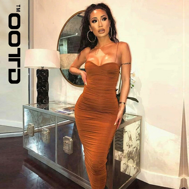 OOTD New 2 Layers Summer Dress Women Pleated Long Dress Sexy Spaghetti Straps Ruched Party Dress Brown Vestidos Robe Femme 2021
OOTD New 2 Layers Summer Dress Women Pleated Long Dress Sexy Spaghetti Straps Ruched Party Dress Brown Vestidos Robe Femme 2021