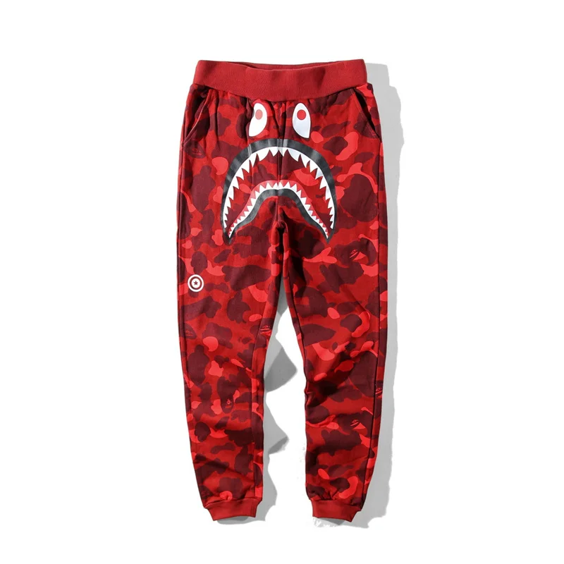 New Shark Mouth Camouflage Casual Pants Men's Thin Velvet Loose Sweatpants Bunch Pants Harem Pants Men's Women's Spring Autumn 
New Shark Mouth Camouflage Casual Pants Men's Thin Velvet Loose Sweatpants Bunch Pants Harem Pants Men's Women's Spring Autumn