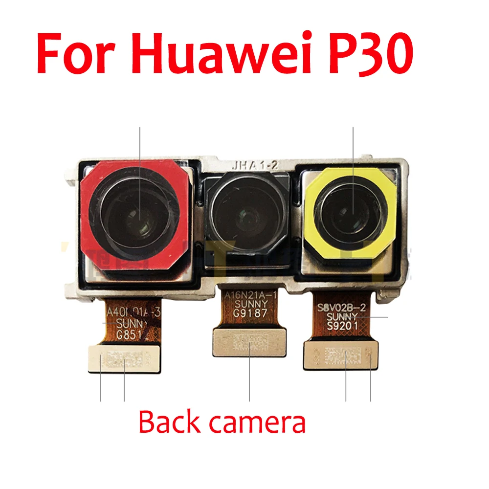 Оригинальная передняя задняя камера для Huawei P30 ELE-L29 Основная камера Модуль гибкий кабель для замены гибкого кабеля
Оригинальная передняя задняя камера для Huawei P30 ELE-L29 Основная камера Модуль гибкий кабель для замены гибкого кабеля