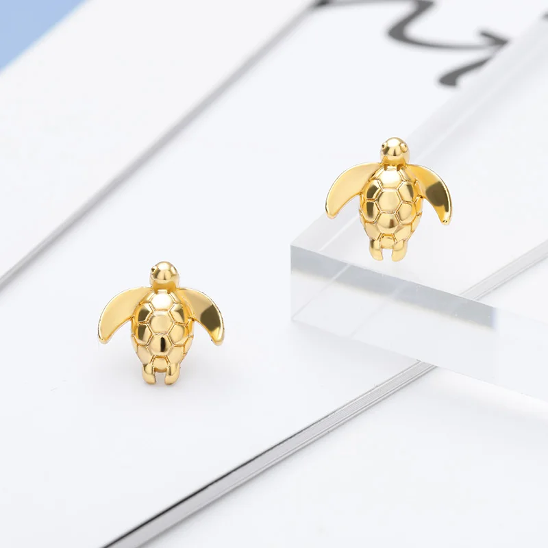 Stainless Steel Stainless Steel Earrings Gradient Turtle Stud Earring For Women Fashion Jewelry Classic Cute Animal Accessories
Stainless Steel Stainless Steel Earrings Gradient Turtle Stud Earring For Women Fashion Jewelry Classic Cute Animal Accessories