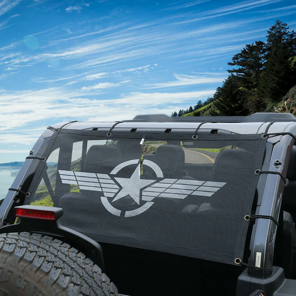 Rear Trunk Sunshade Mesh Cover Anti-uv For 4-dr Jeep Wrangler Jl Jk Tj Sunshade Net Cover For Trunk Window Sunshades Accessories
Rear Trunk Sunshade Mesh Cover Anti-uv For 4-dr Jeep Wrangler Jl Jk Tj Sunshade Net Cover For Trunk Window Sunshades Accessories