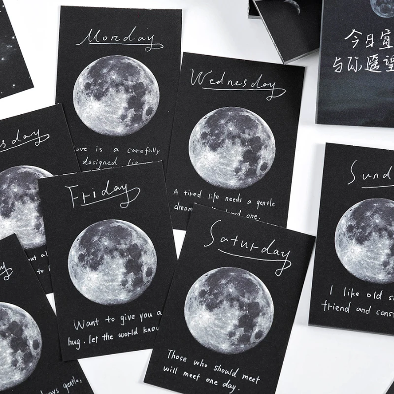 Journamm 100pcs Moon Planet Notes Astronaut Memo Retro Card Kraft Cards for Deco Stationery LOMO Cards Stationery Notepad Notes
Journamm 100pcs Moon Planet Notes Astronaut Memo Retro Card Kraft Cards for Deco Stationery LOMO Cards Stationery Notepad Notes