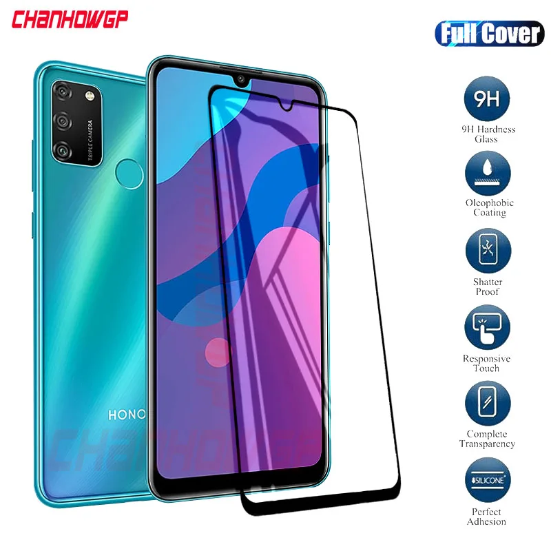 Закаленное стекло 9D с полным покрытием для Huawei Y5P Y6P Y7P Honor 10 LITE 10I 8A 9A 9 S 9c задняя