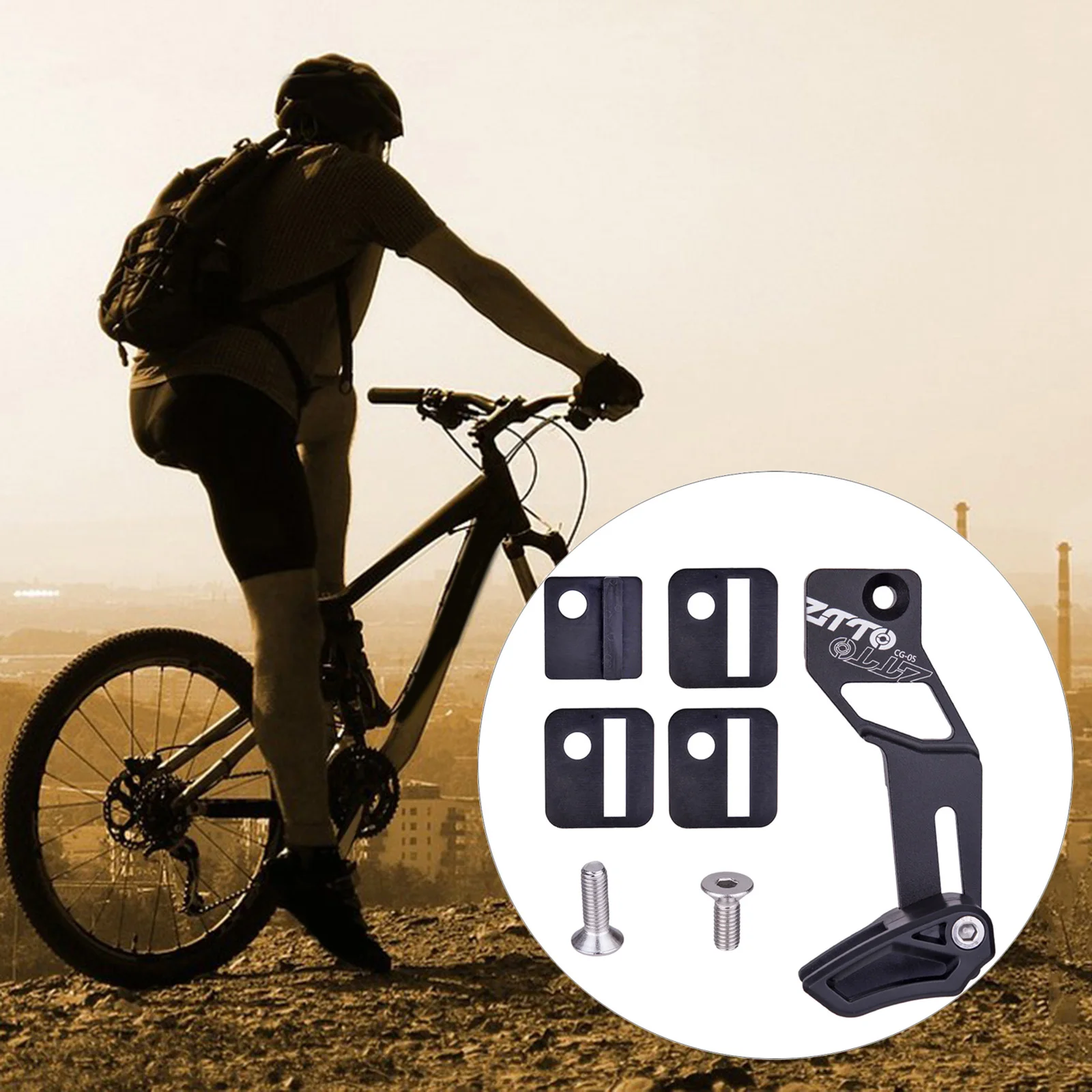 Bicycle Chain Guide Clamp Mount Chain Guide D Type Chain Guard Stabilizer for for 32T-40T Single Disc Bike Chain
Bicycle Chain Guide Clamp Mount Chain Guide D Type Chain Guard Stabilizer for for 32T-40T Single Disc Bike Chain