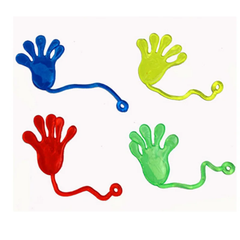 

10Pcs/lot Kids Sticky Hands Toys for Children Funny Jokes Trick Toys Party Preschool Supplies Anti-stress Games for Adult