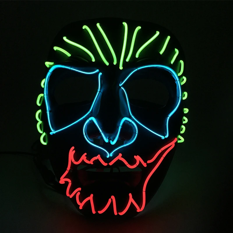 Luminous Led Party Mask Cosplay King Eagle Holiday Party Decor Glowing EL Wire Mask For Halloween Carnival
Luminous Led Party Mask Cosplay King Eagle Holiday Party Decor Glowing EL Wire Mask For Halloween Carnival