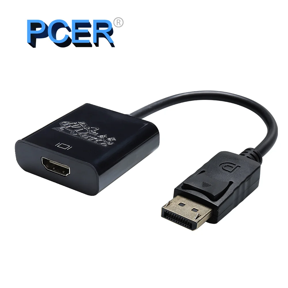 PCER 4K Displayport to HDMI Adapter DP Male to HDMI female Converter for HDTV Projector Laptop DP HDMI adapter
PCER 4K Displayport to HDMI Adapter DP Male to HDMI female Converter for HDTV Projector Laptop DP HDMI adapter