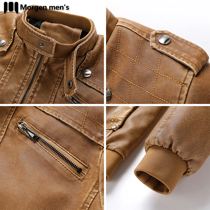 Padded Jacket Casual Coat Men's Clothing Tough Guy Style Jungle Outdoor Fashion Cool Trendy Party Solid Color Leather Clothing
Padded Jacket Casual Coat Men's Clothing Tough Guy Style Jungle Outdoor Fashion Cool Trendy Party Solid Color Leather Clothing
