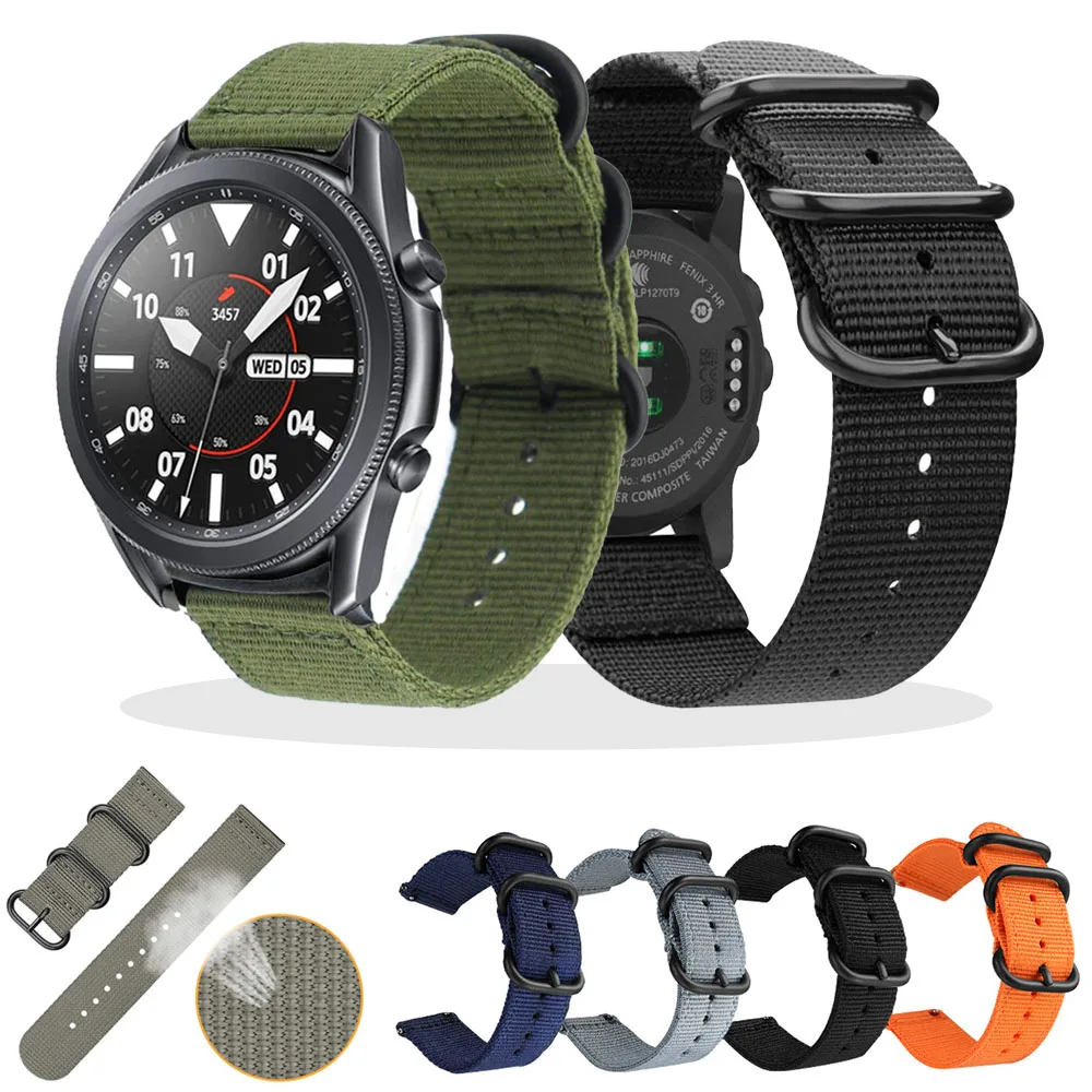 Nylon Strap For Samsung Galaxy Watch 3 45mm Watch Band 22mm Wristband For Galaxy Watch3 strap smart watch fashion bracelet
Nylon Strap For Samsung Galaxy Watch 3 45mm Watch Band 22mm Wristband For Galaxy Watch3 strap smart watch fashion bracelet