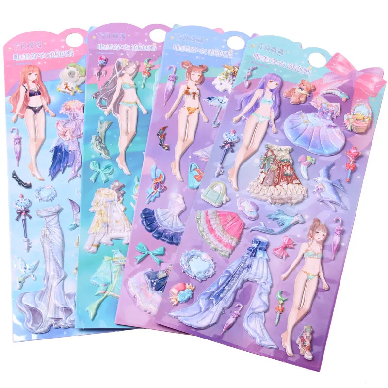 Love Nikki-Dress UP Queen Princess Dress Up Stickers Children Girls Cute Dress Up 3D Bubble Stickers Sticky Foam Stickers
Love Nikki-Dress UP Queen Princess Dress Up Stickers Children Girls Cute Dress Up 3D Bubble Stickers Sticky Foam Stickers