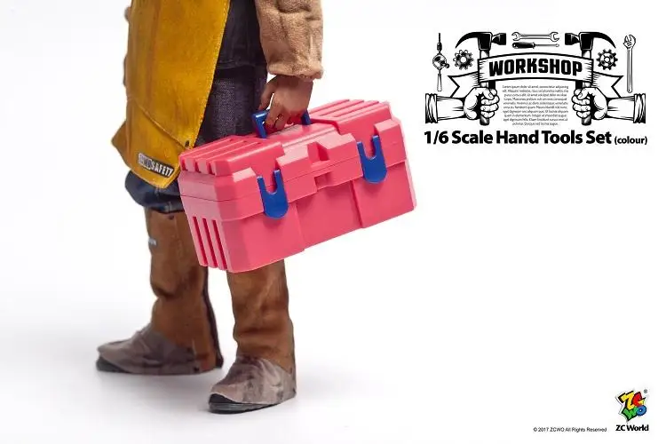 ZCWO 1/6 Toolbox Set for 12inch Action Figure Sence DIY
ZCWO 1/6 Toolbox Set for 12inch Action Figure Sence DIY