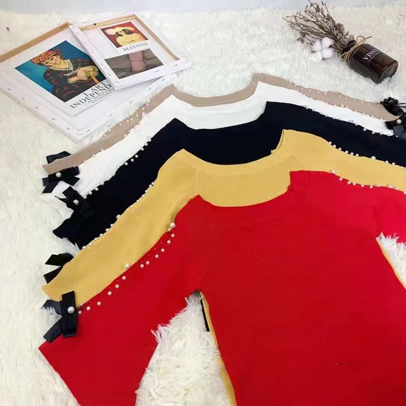 Half Sleeve Beading Bow Sexy Hollow Out O Neck Women's T-shirt Casual Slim Korean Kawaii Harajuku Knitted Tops Ropa Mujer JK1138
Half Sleeve Beading Bow Sexy Hollow Out O Neck Women's T-shirt Casual Slim Korean Kawaii Harajuku Knitted Tops Ropa Mujer JK1138