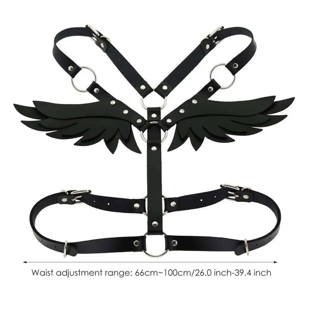 Women Punk Angel Wings Adjustable Body Chest Chain Concert Date Fashion For Costume Accessory 2021
Women Punk Angel Wings Adjustable Body Chest Chain Concert Date Fashion For Costume Accessory 2021