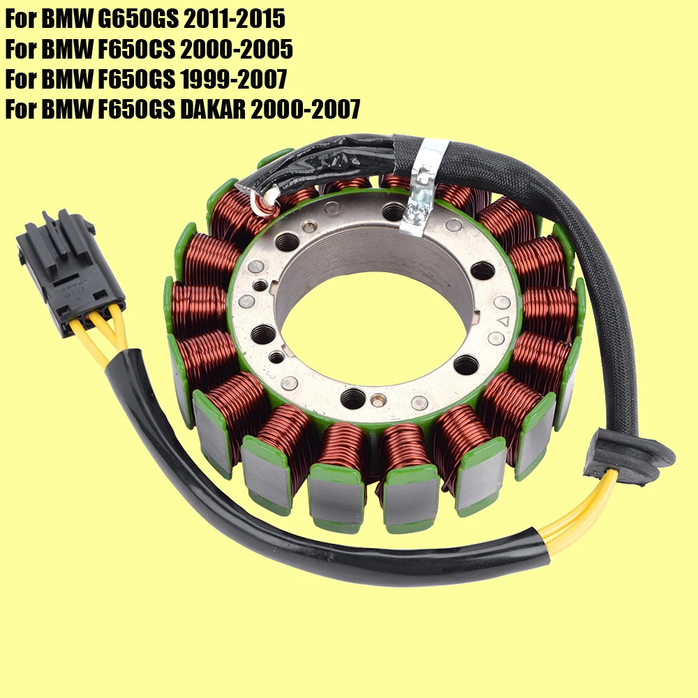 Катушка статора для BMW F650GS 1999-2007 F650CS 2000-2005 G650GS 2011-2015 катушка генератора мотоцикла G F 650 GS
Катушка статора для BMW F650GS 1999-2007 F650CS 2000-2005 G650GS 2011-2015 катушка генератора мотоцикла G F 650 GS