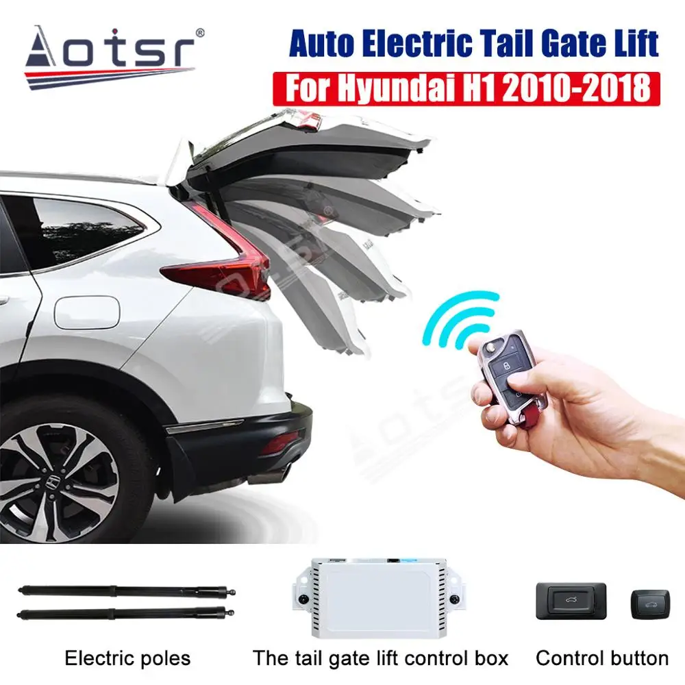 Electric Tail Gate Lift For Hyundai H1 2010-2018 One Foot Activated Feature With Remote Control Drive Seat Button Control
Electric Tail Gate Lift For Hyundai H1 2010-2018 One Foot Activated Feature With Remote Control Drive Seat Button Control