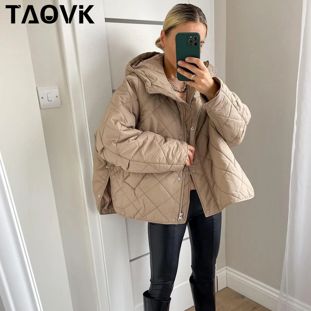 Женская куртка с капюшоном TAOVK, зимняя короткая свободная парка с воротником-молнией и длинным рукавом, с разрезом на пуговицах
Женская куртка с капюшоном TAOVK, зимняя короткая свободная парка с воротником-молнией и длинным рукавом, с разрезом на пуговицах