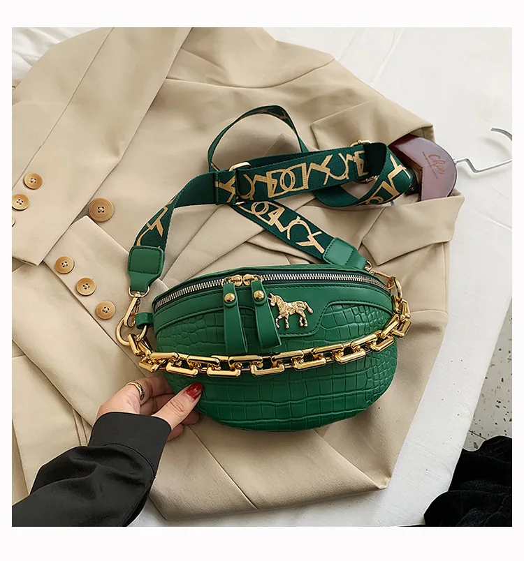 Luxury brand chest bag ladies leather belt bag high quality belt bag thick chain mini female shoulder messenger bag
Luxury brand chest bag ladies leather belt bag high quality belt bag thick chain mini female shoulder messenger bag