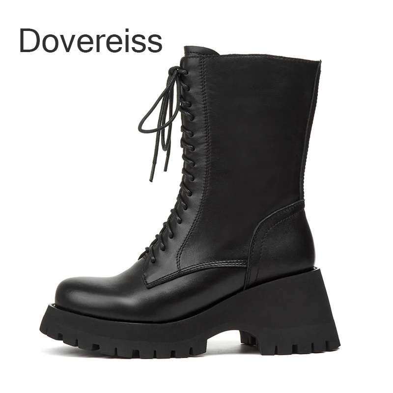 Dovereiss Fashion Genuine Leather Cross Tied Winter Sexy Zipper Motercycle Boots Casual Shoes Consice Matin Boots Ankle Boots 
Dovereiss Fashion Genuine Leather Cross Tied Winter Sexy Zipper Motercycle Boots Casual Shoes Consice Matin Boots Ankle Boots