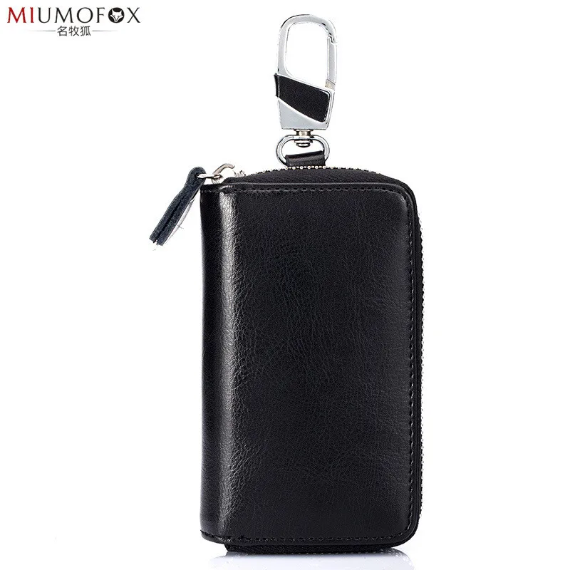 2019 Multifunction Zipper Travel Key Bag Cow Leather Ultrathin Key Holder Unisex Key Organizer Wallet Ring Keychain Card Holder
2019 Multifunction Zipper Travel Key Bag Cow Leather Ultrathin Key Holder Unisex Key Organizer Wallet Ring Keychain Card Holder