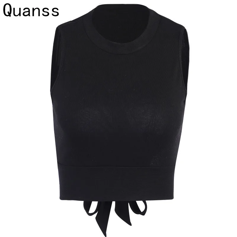 Quanss Backless Bow Bandage Sexy Tank Top Women 2021 Summer Sleeveless Crop Tops Streetwear Sweet Y2k Club Casual Croptop WSY25
Quanss Backless Bow Bandage Sexy Tank Top Women 2021 Summer Sleeveless Crop Tops Streetwear Sweet Y2k Club Casual Croptop WSY25