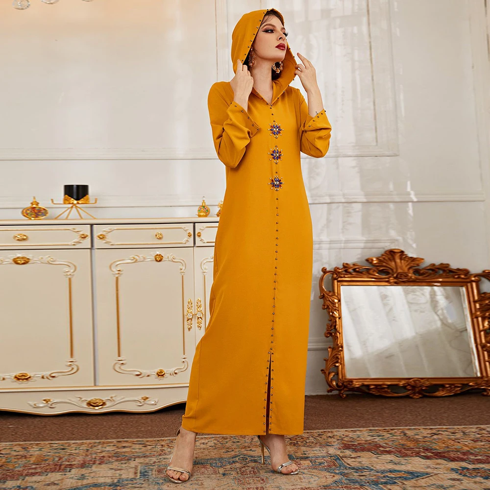 Eid Mubarak Abaya Dubai Moroccan Kaftan Muslim Caftan Marocain Abayas for Women Turkish Dresses Islam Clothing Djellaba Femme
Eid Mubarak Abaya Dubai Moroccan Kaftan Muslim Caftan Marocain Abayas for Women Turkish Dresses Islam Clothing Djellaba Femme