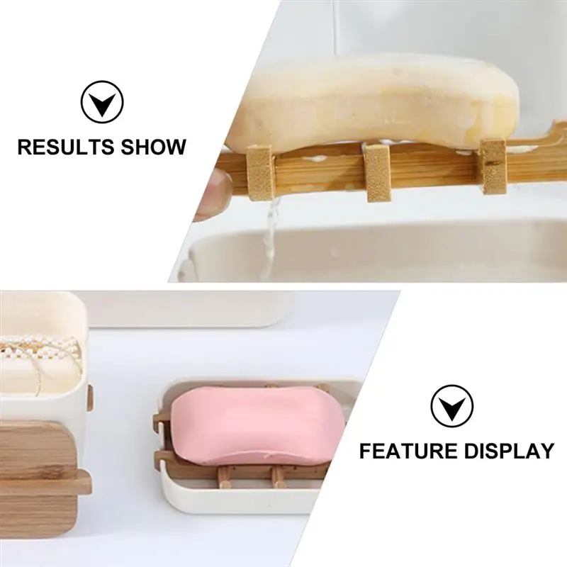 2Pcs Soap Box Bamboo Drain Soap Dish Detachable Bathroom Soap Tray Holder For Home Bathroom
2Pcs Soap Box Bamboo Drain Soap Dish Detachable Bathroom Soap Tray Holder For Home Bathroom