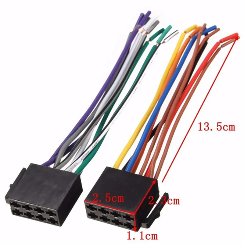 Universal Car Male ISO Radio Wire Wiring Harness Adapter Connector Car Adaptor Plug For Volkswagen Beetle/Cabrio/Corrado/Corrado
Universal Car Male ISO Radio Wire Wiring Harness Adapter Connector Car Adaptor Plug For Volkswagen Beetle/Cabrio/Corrado/Corrado
